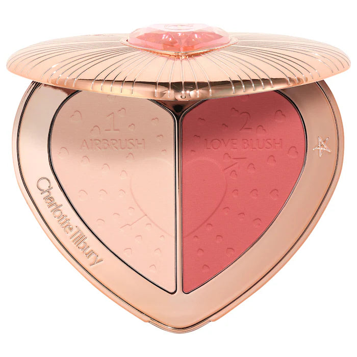 Pillow Talk Beauty Soulmates Airbrush Flawless Finish Brightening and Blush Powder Palette - Bajo Pedido