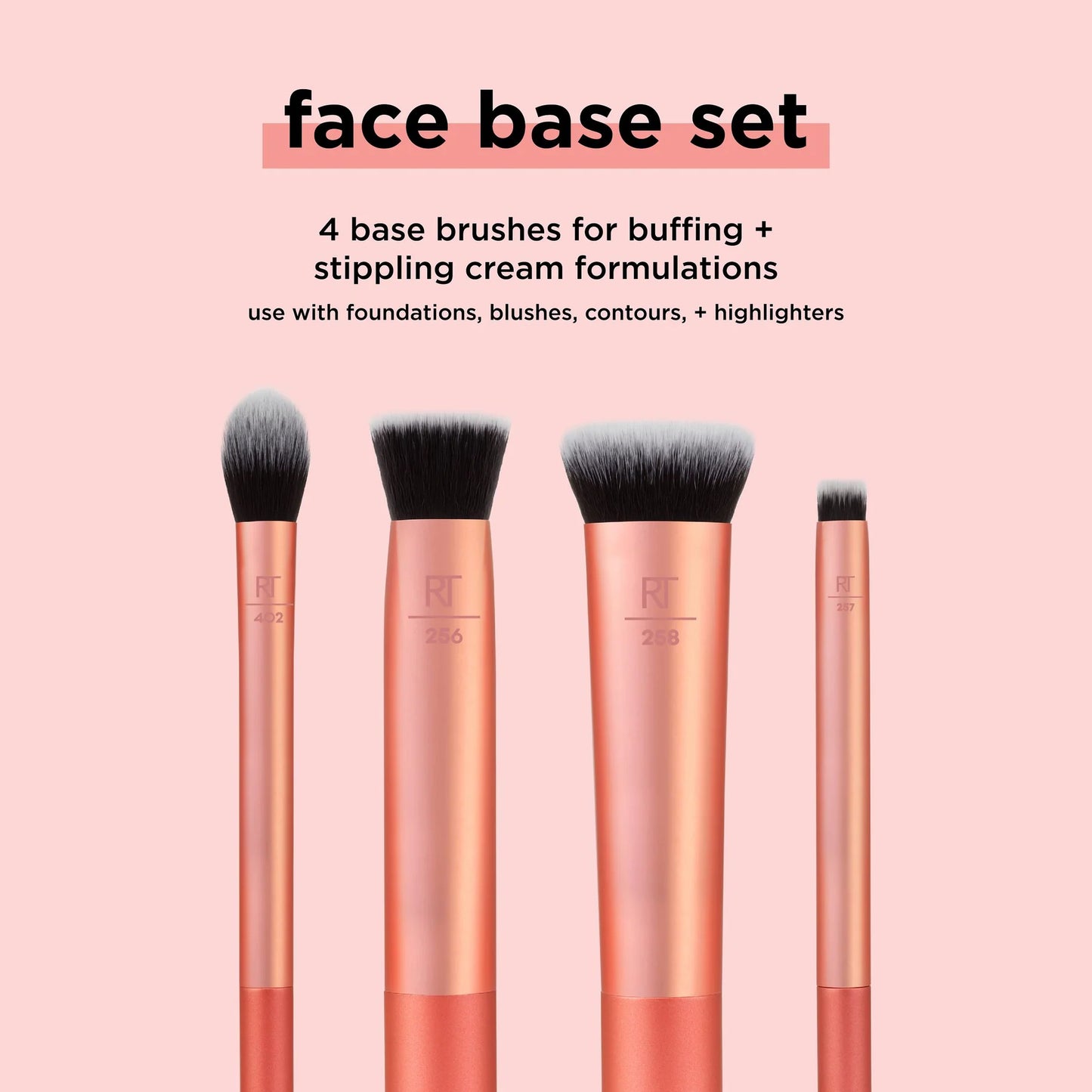 Face Base Makeup Brush Set - Bajo Pedido