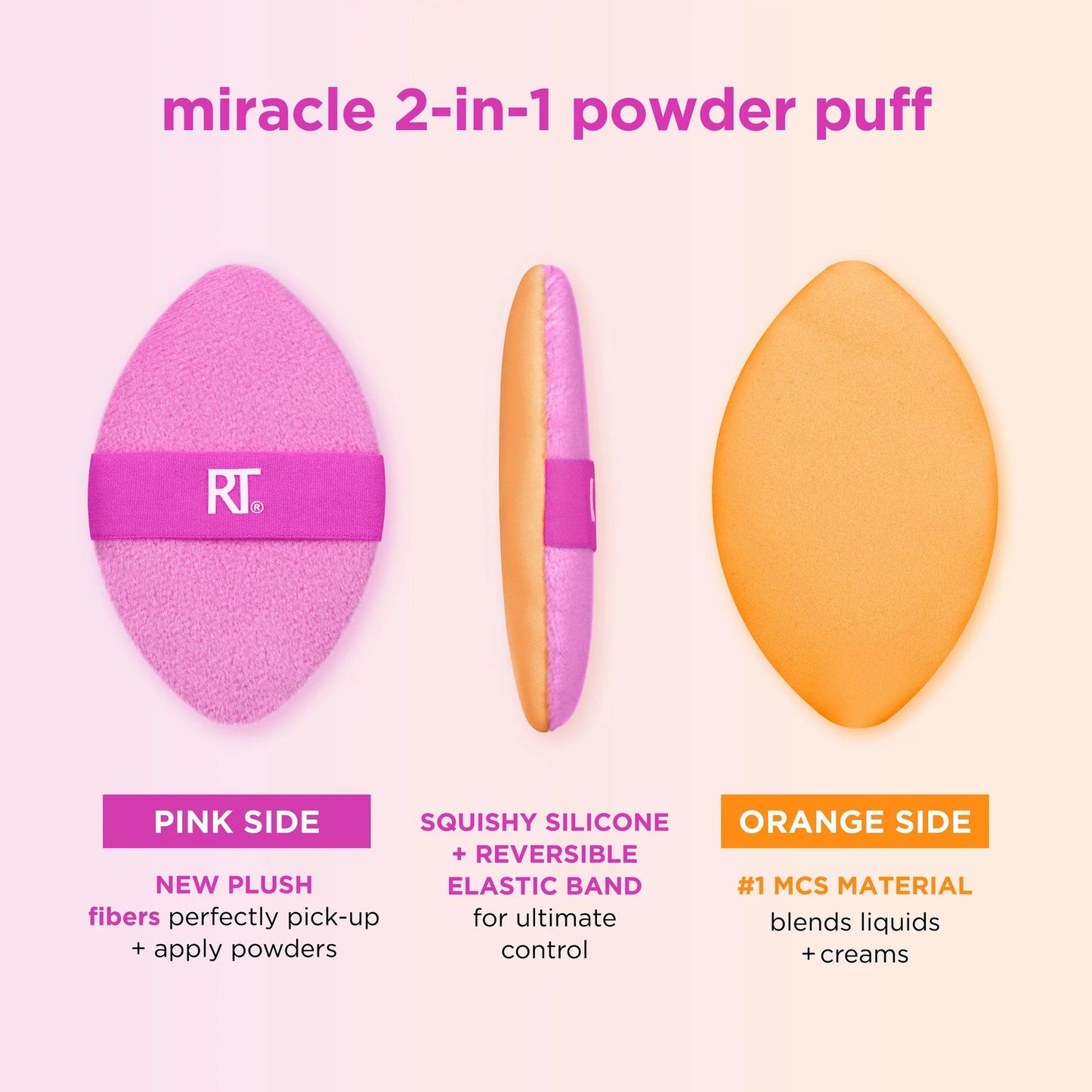 Miracle 2-In-1 Powder Puff