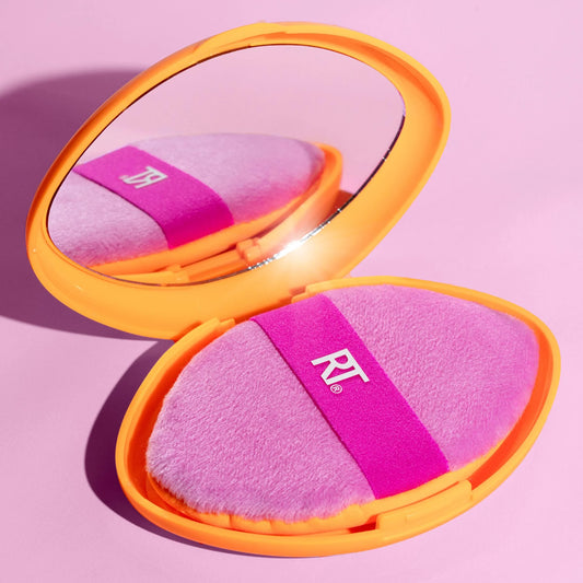 Miracle 2-In-1 Powder Puff + Travel Case - Bajo Pedido