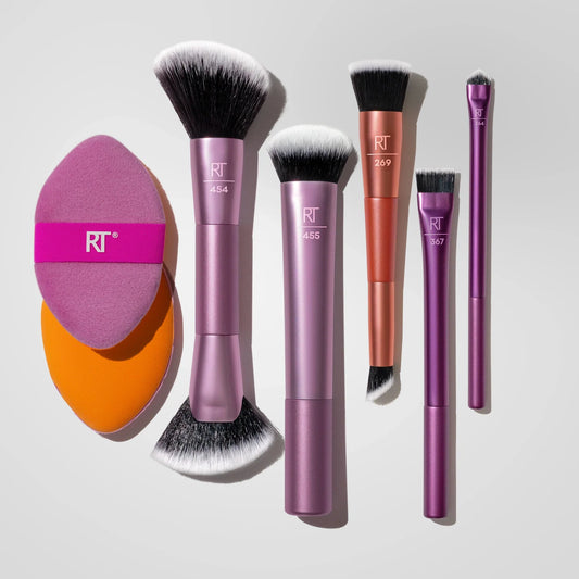 Big Blends Energy Brush + Dual-Sided Puff Set