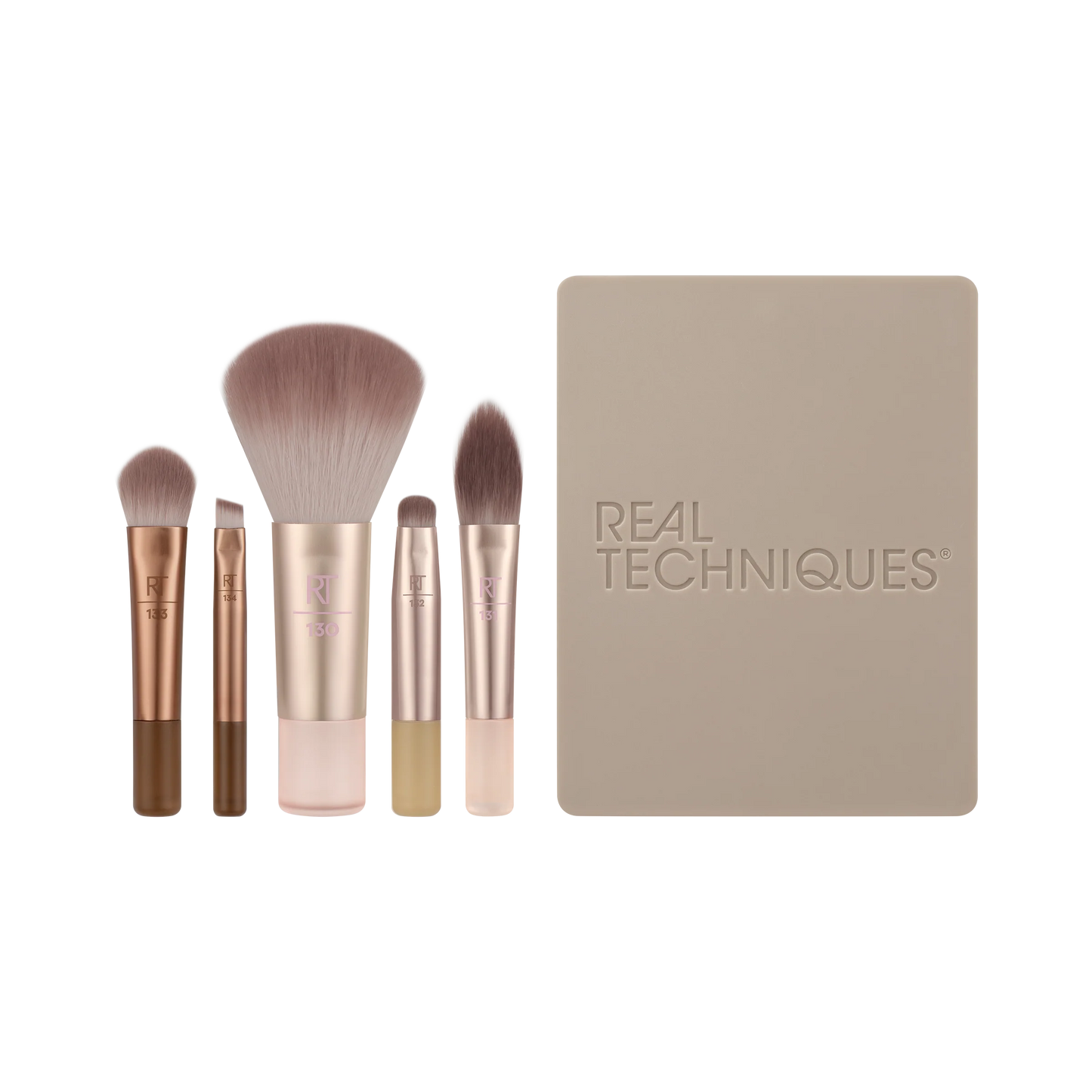 New Nudes 2.0 On-The-Glow Mini Brush Set + Mirrored Compact - Bajo Pedido