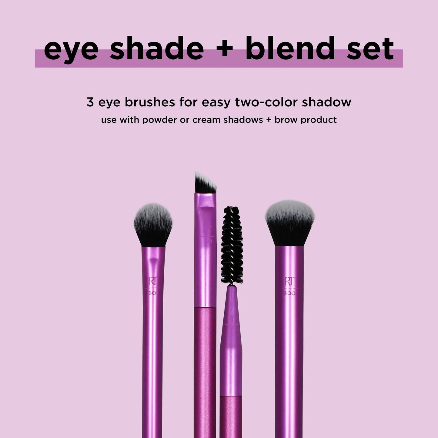 Eye Shade & Blend Makeup Brush Trio - Bajo Pedido