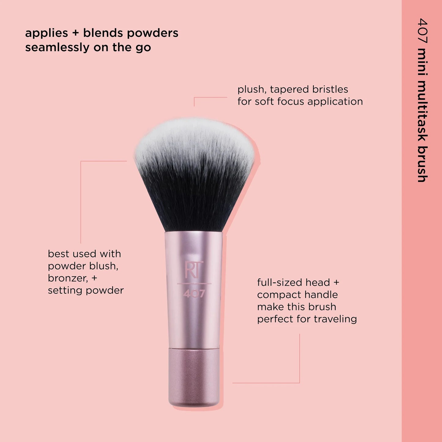 Mini Multitask Makeup Brush - Bajo Pedido