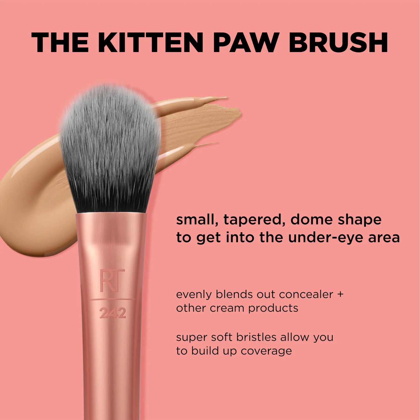 Kitten Paw Brightening Concealer Makeup Brush