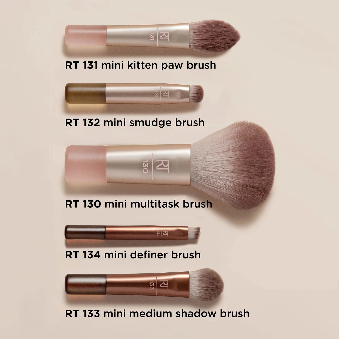 New Nudes 2.0 On-The-Glow Mini Brush Set + Mirrored Compact - Bajo Pedido