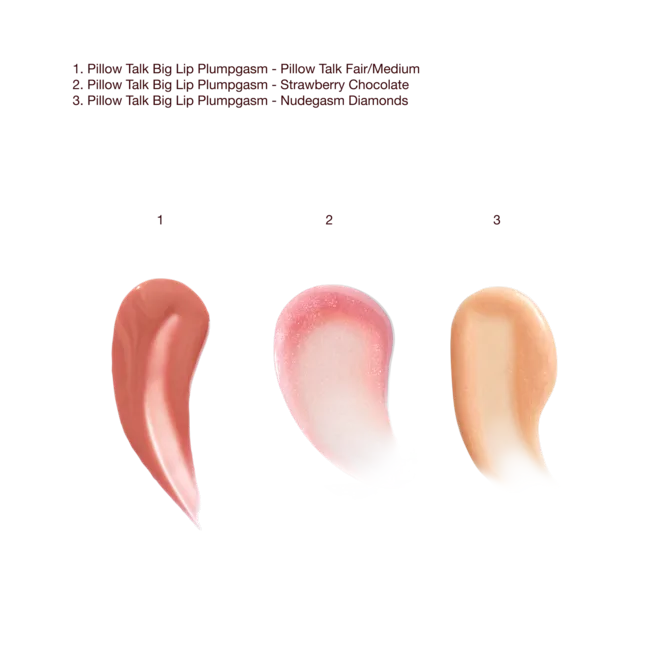 Mini Big Lip Plumpgasm Plumping Lip Gloss Trio Makeup Gift Set - Bajo Pedido