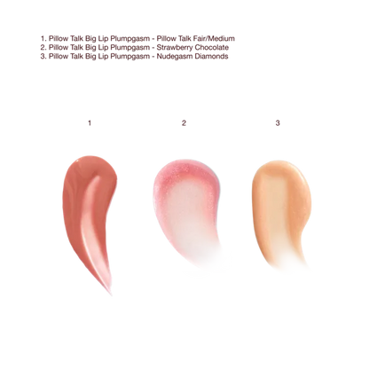 Mini Big Lip Plumpgasm Plumping Lip Gloss Trio Makeup Gift Set - Bajo Pedido