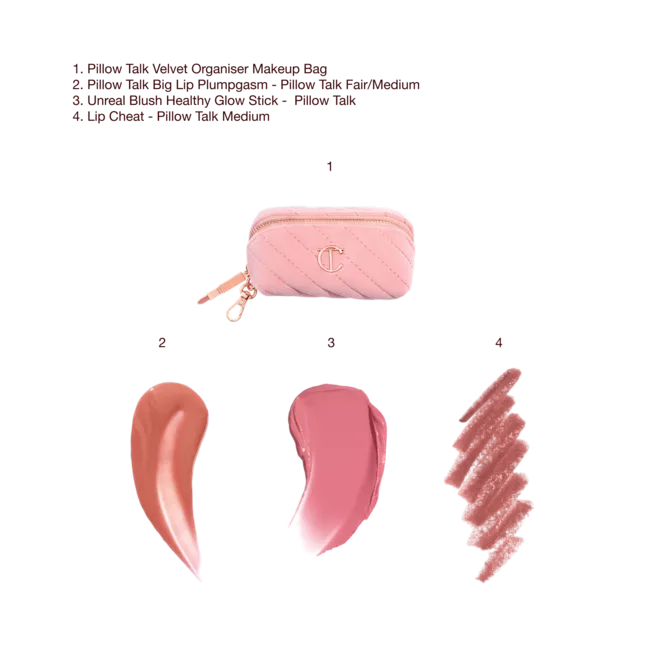 Pillow Talk Everyday Icons Lip & Cheek Makeup Gift Set - Bajo Pedido