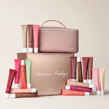 The Lip Butter Balm Vault Gift Set with 18 Hydrating Flavors - Bajo Pedido