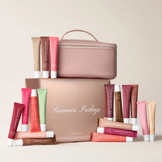 The Lip Butter Balm Vault Gift Set with 18 Hydrating Flavors - Bajo Pedido