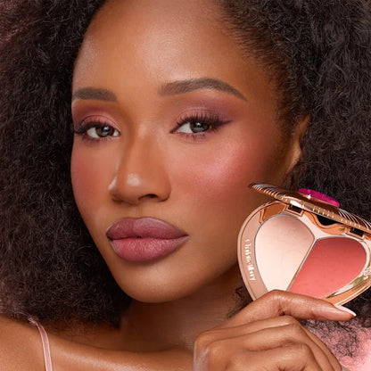 Pillow Talk Beauty Soulmates Airbrush Flawless Finish Brightening and Blush Powder Palette - Bajo Pedido