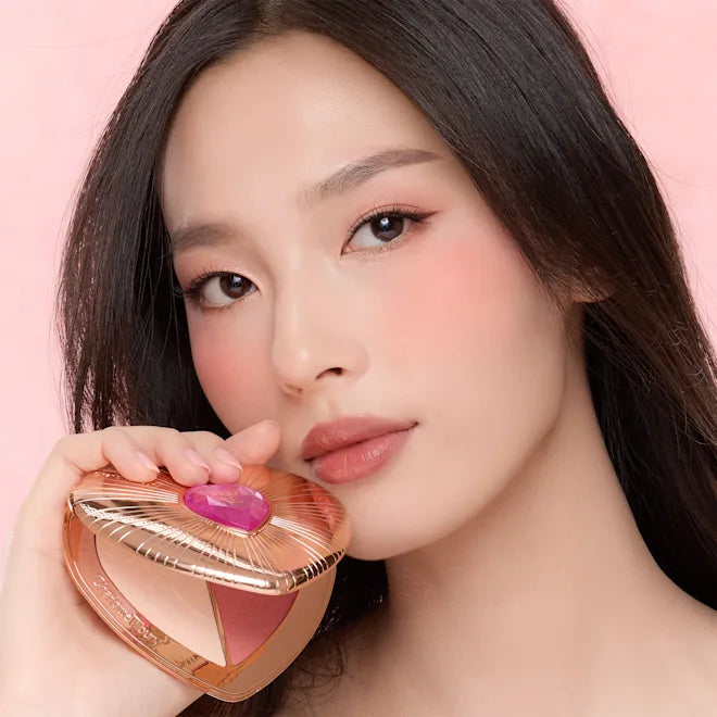 Pillow Talk Beauty Soulmates Airbrush Flawless Finish Brightening and Blush Powder Palette - Bajo Pedido