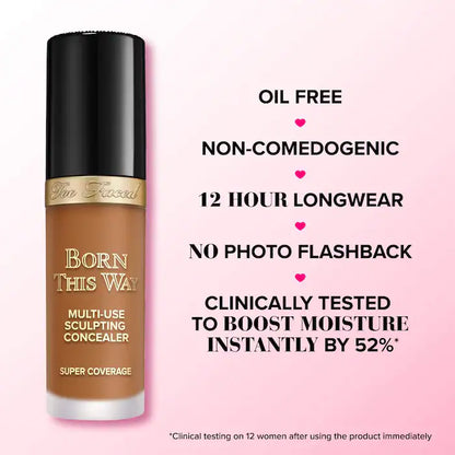 Born This Way Super Coverage Multi-Use Concealer with Hyaluronic Acid - Bajo Pedido