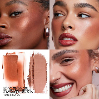 Major Headlines Double-Take Crème & Powder Blush Duo - Bajo Pedido