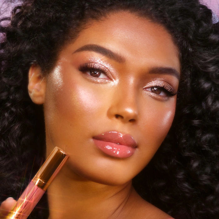 Mini Glossy Pink Lip Gloss + Lip Liner Set - Bajo Pedido