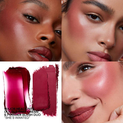 Major Headlines Double-Take Crème & Powder Blush Duo - Bajo Pedido