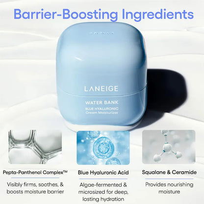 Water Bank Blue Hyaluronic Cream Moisturizer for Moisture Barrier Repair - Bajo Pedido
