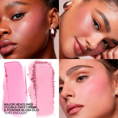 Major Headlines Double-Take Crème & Powder Blush Duo - Bajo Pedido