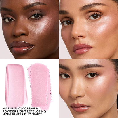 Major Glow Creme & Powder Light Reflecting Translucent Highlighter Duo - Sephora Sale (Bajo Pedido)