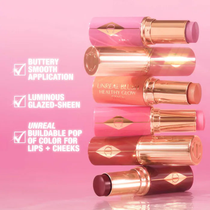 Unreal Lip + Cheek Glow Blush Stick with Hyaluronic Acid - Bajo Pedido
