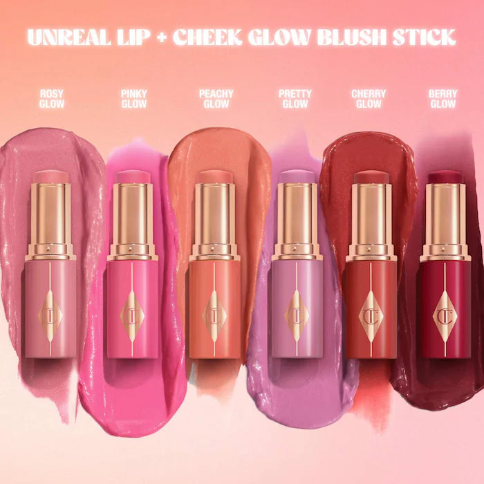 Unreal Lip + Cheek Glow Blush Stick with Hyaluronic Acid - Bajo Pedido