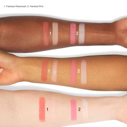 Pillow Talk Beauty Soulmates Airbrush Flawless Finish Brightening and Blush Powder Palette - Bajo Pedido