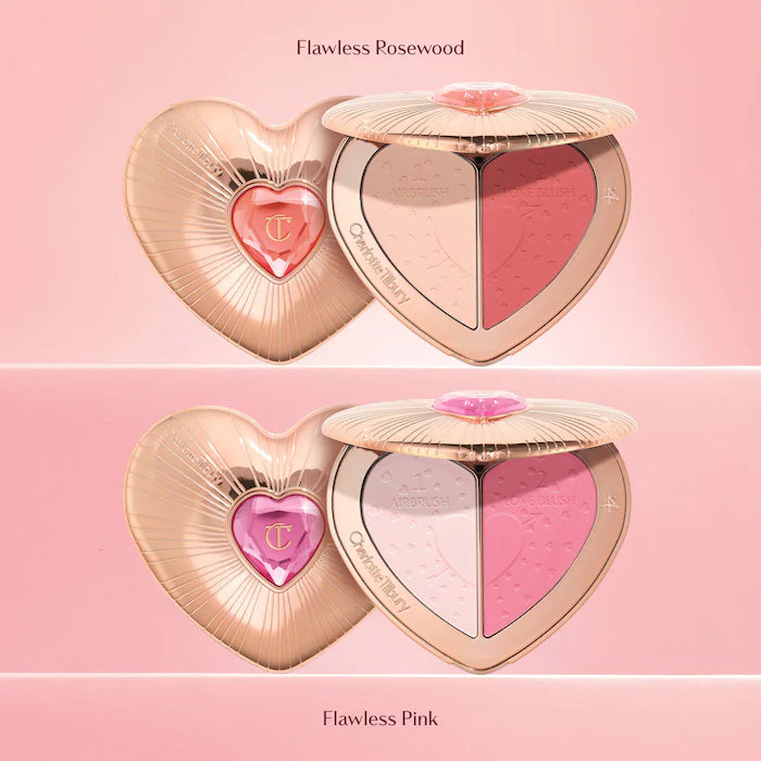 Pillow Talk Beauty Soulmates Airbrush Flawless Finish Brightening and Blush Powder Palette - Bajo Pedido