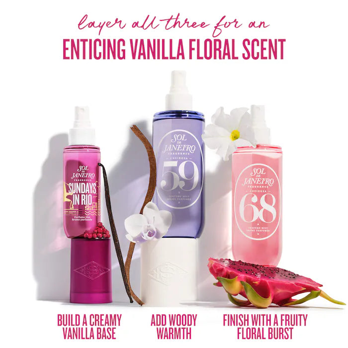 Sundays in Rio Warm Vanilla Hair & Body Perfume Mist - Bajo Pedido