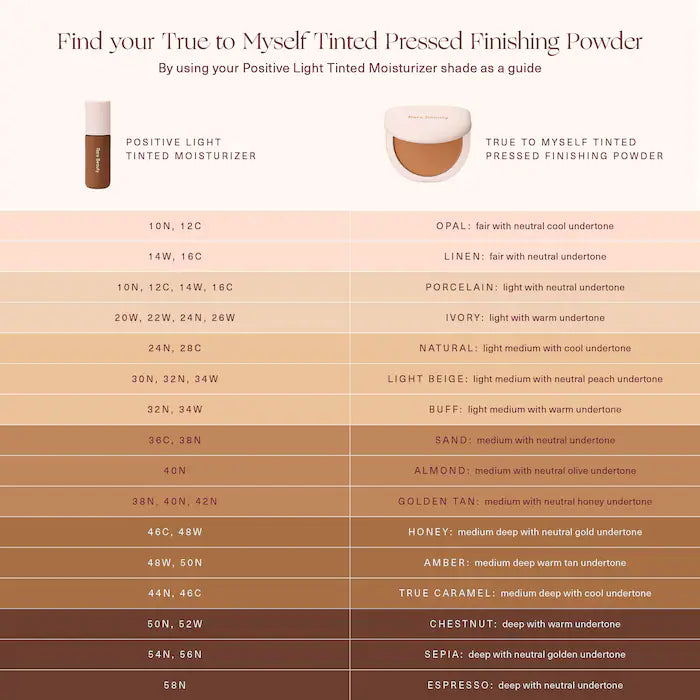 True to Myself Tinted Pressed Talc-Free Finishing Powder - Bajo Pedido