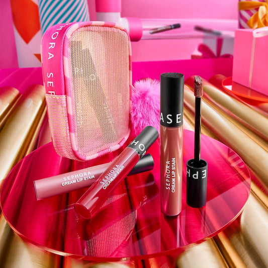 5pc Cream Lip Stain Makeup Gift Set - Sephora Sale