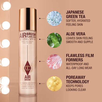 Mini Airbrush Flawless Setting Spray Duo Gift Set - Bajo Pedido