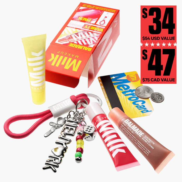Balmade Variety Pack Hydrating Lip Balm & Keychain Gift Set