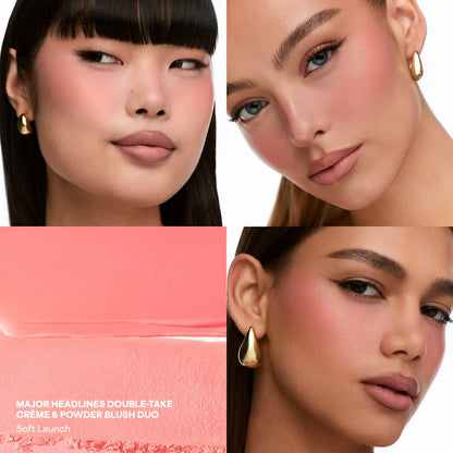 Major Headlines Double-Take Crème & Powder Blush Duo - Bajo Pedido