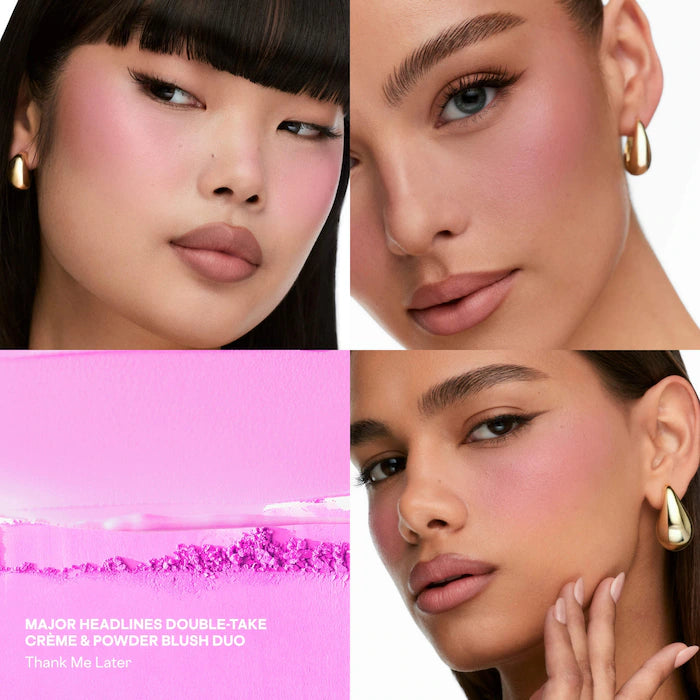 Major Headlines Double-Take Crème & Powder Blush Duo - Bajo Pedido