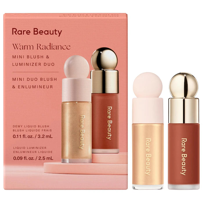 Mini Warm Radiance Blush & Luminizer Duo Makeup Gift Set - Bajo Pedido