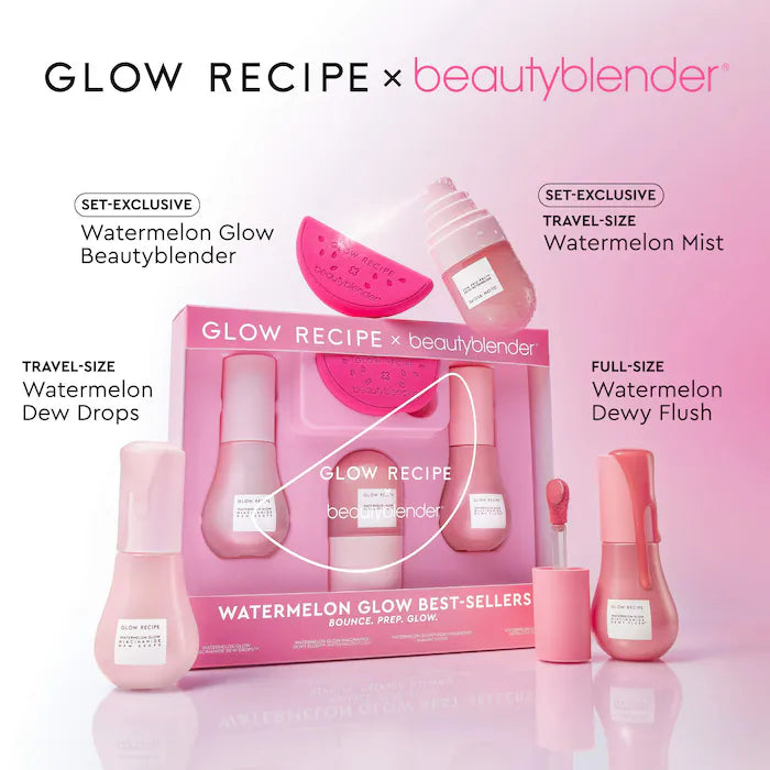 Glow Recipe X Beautyblender Watermelon Glow Bestsellers - Sephora Sale (Bajo Pedido)