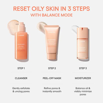 Reset to Balance Mode Kit - Routine Set for Oily Skin and Pore + Shine Control - Bajo Pedido