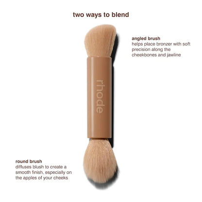 Pocket Brush Double-Ended Makeup Brush - Bajo Pedido