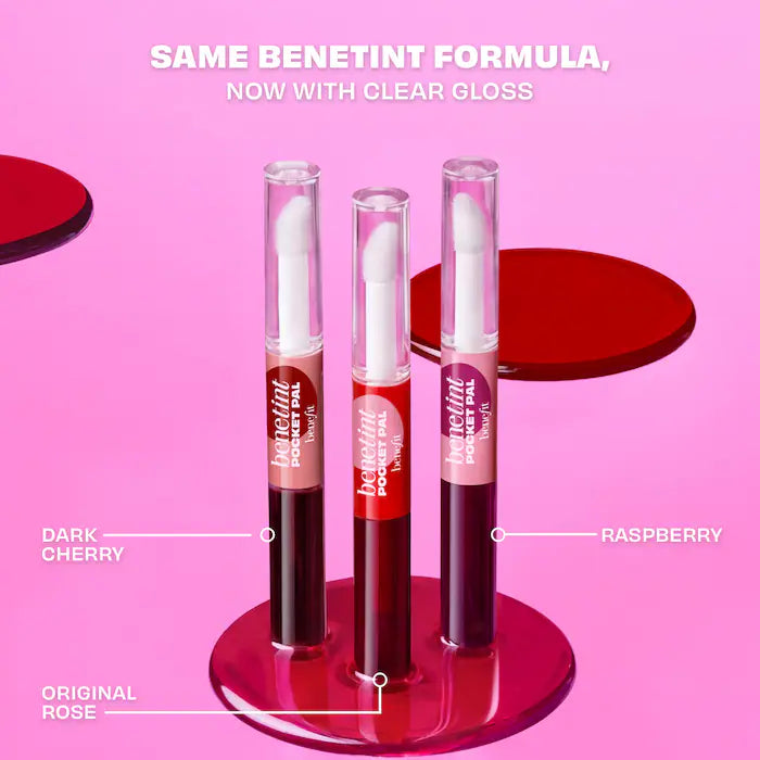 Benetint Pocket Pal Dual-Ended Longwear Lip Stain, Cheek Tint, and Gloss - Bajo Pedido