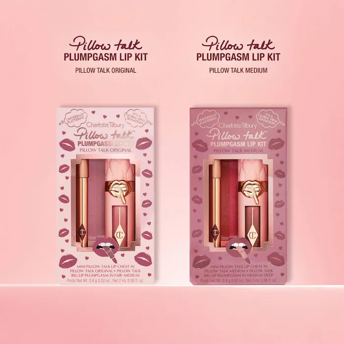 Mini Pillow Talk Plumpgasm Lip Liner and Lip Gloss Set - Bajo Pedido