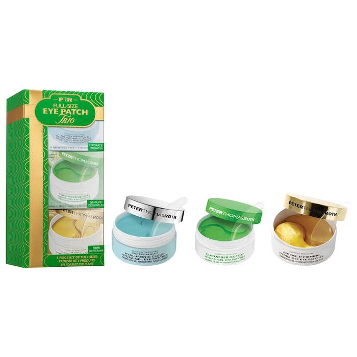 Full-Size Eye Mask Trio 3-Piece Gift Set for Dryness, Fine Lines and Puffiness - Bajo Pedido