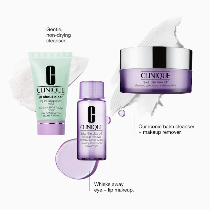 Take the Day Off Makeup Remover and Cleansing Skincare Gift Set - Bajo Pedido