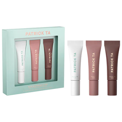 Mini Major Moisture Smoothing and Hydrating Tinted Lip Balm Trio Makeup Gift Set - Bajo Pedido