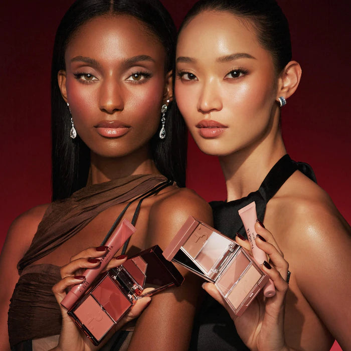 Major Headlines Double-Take Crème & Powder Blush Duo & Lip Balm Makeup Gift Set - Bajo Pedido