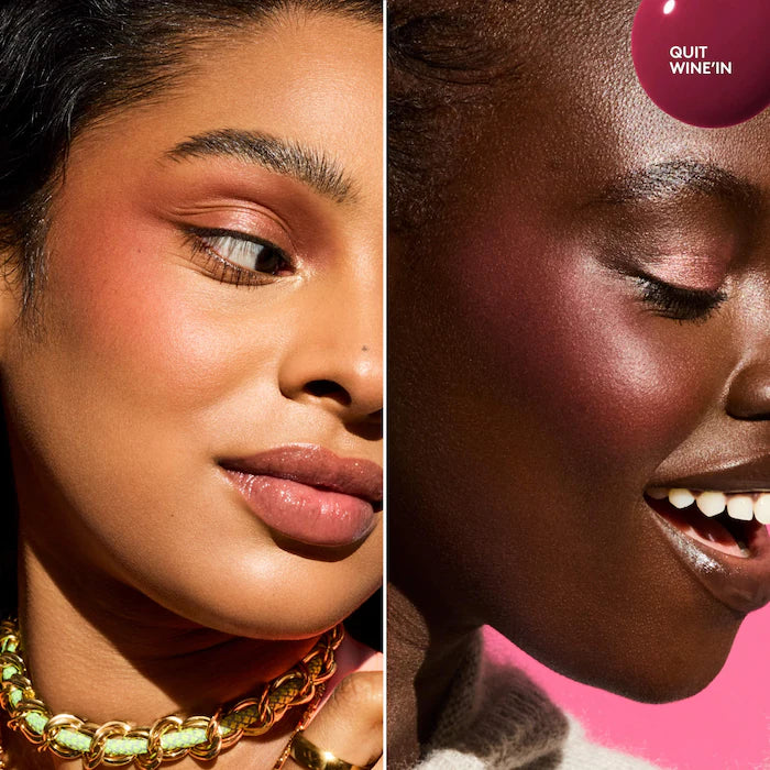 Blushin' In Diamonds Liquid Blush + Highlighter Duo Makeup Gift Set - Bajo Pedido