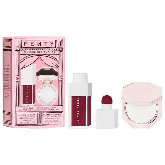 Blushin' In Diamonds Liquid Blush + Highlighter Duo Makeup Gift Set - SEPHORA SALE (Bajo Pedido)
