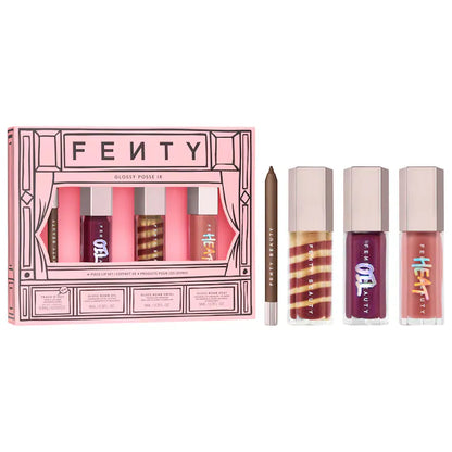 Glossy Posse IX 4-Piece Lip Makeup Gift Set - Bajo Pedido
