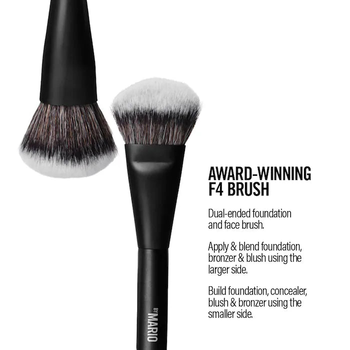 Mario's Face and Eye Trio Cosmetic Brush Set - Bajo Pedido