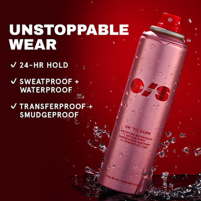 ONE/SIZE by Patrick Starrr 
On 'Til Dawn Mattifying Waterproof Setting Spray Big & Bitty Duo Guatemala
